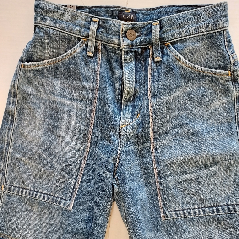 Citizens of Humanity Blue Denim Shorts Size 23 - Picture 1 of 4